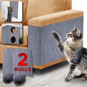 Heavy Duty Cat Scratch Deterrent 2 Pcs Furniture Protectors for Sofa Doors Clear Couch Protectors from Cats Scratching Anti Cat Scratch